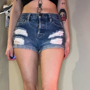 Forever 21 Distressed Shorts